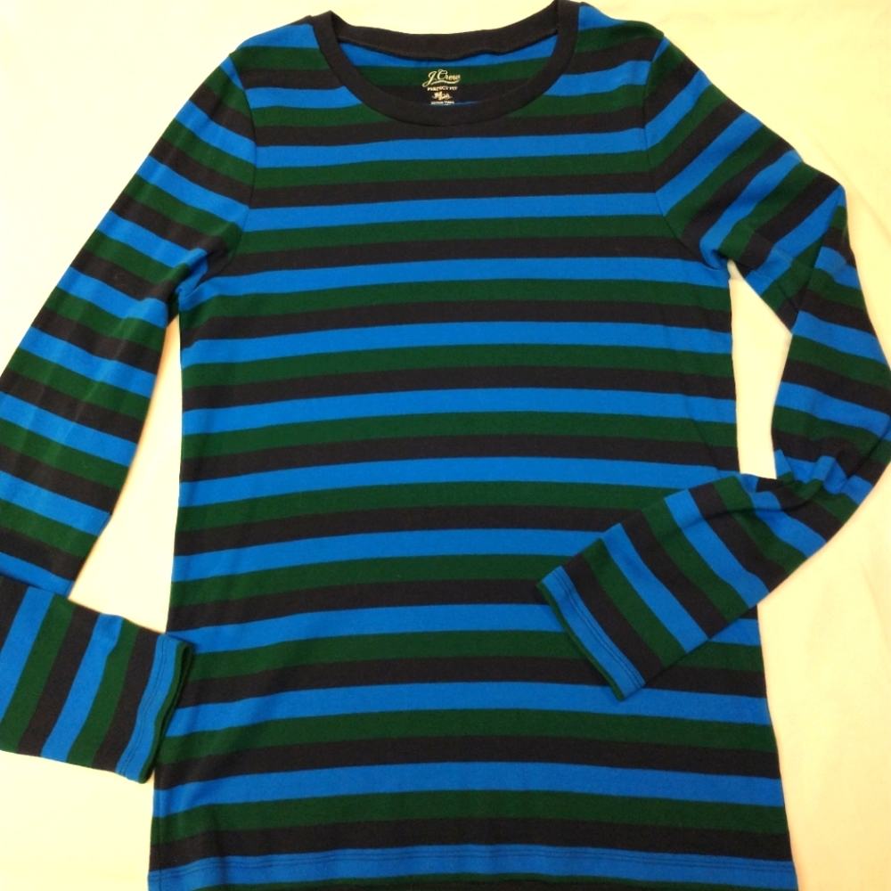 Women's J. Crew cotton knit long sleeve tee XL